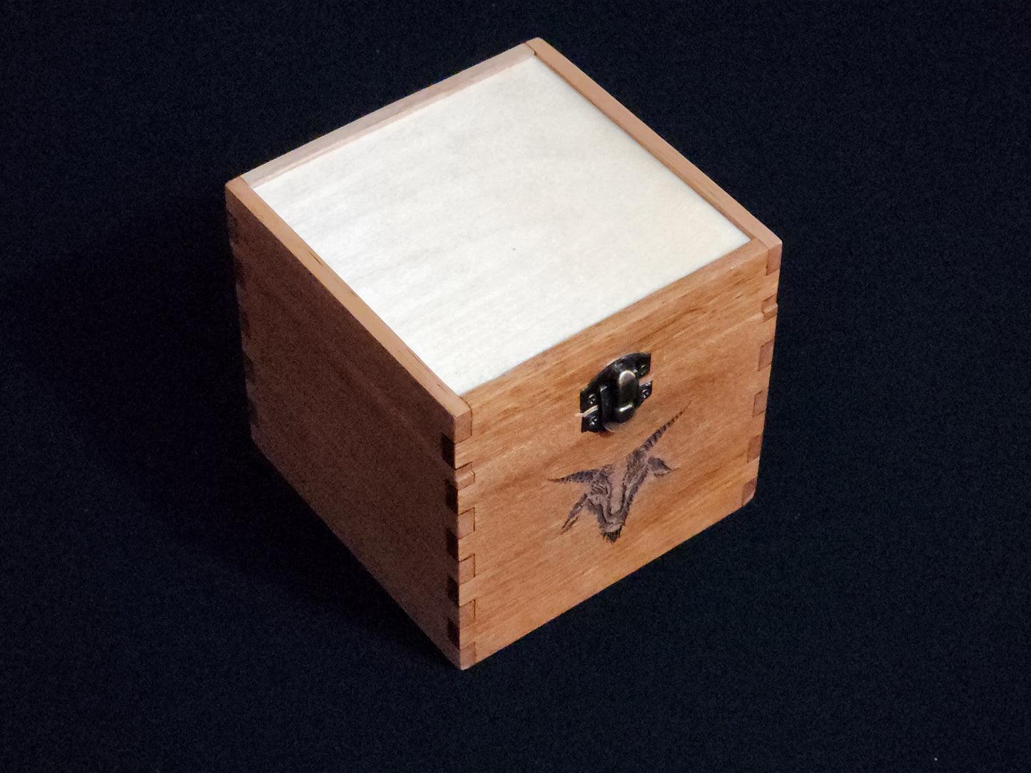 Magic Playing Card Reveal Box, moves and talks! Magic Prop with 8 selectable card-reveals!