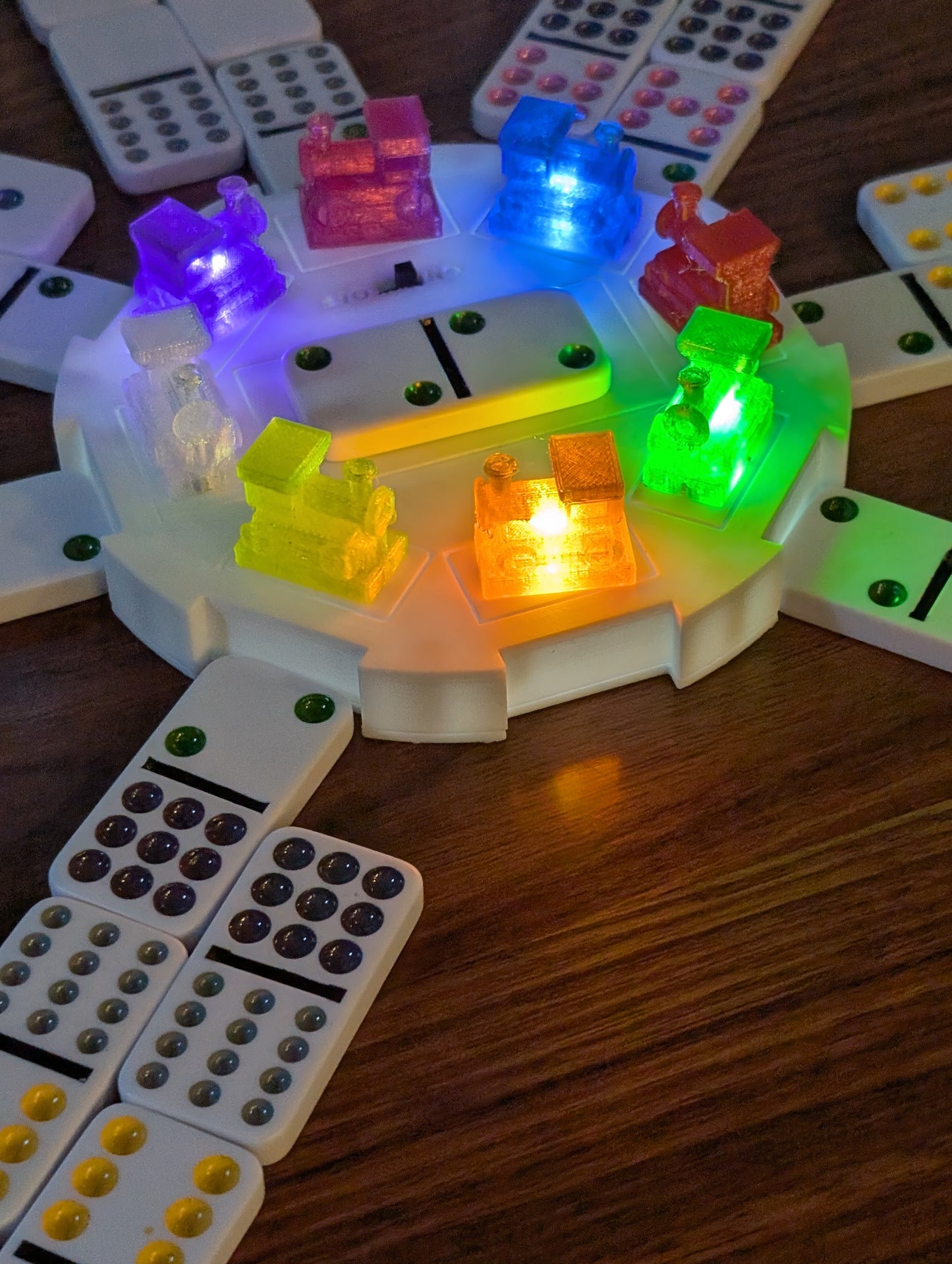 Mexican Train Dominoes - See the LIGHT!